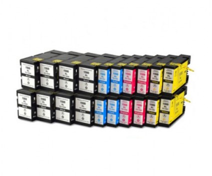 20 Tinteiros Compativeis, Canon PGI-1500 Preto 36ml + Cor 11.5ml