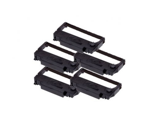 5 Fitas Compativeis, Epson ERC-38BK Preta