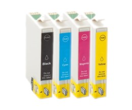 4 Tinteiros Compativeis, Epson T10H6 / 604 XL Preto 8.9ml + Cor 4ml