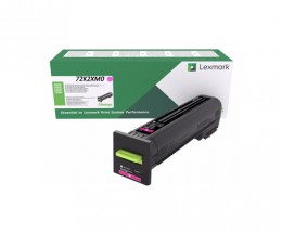 Toner Original Lexmark 72K2XM0 Magenta ~ 22.000 Paginas