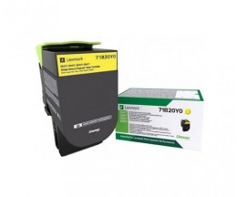 Toner Original Lexmark 71B20Y0 Amarelo ~ 2.300 Paginas