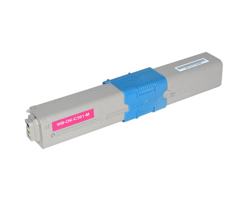 Toner compativel OKI C301 / 44973534 Magenta ~ 1.500 Paginas