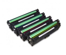 4 Toners Compativeis, HP 650A Preto + Cor ~ 13.500 / 15.000 Paginas