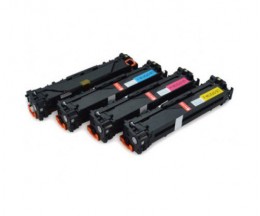 4 Toners Compativeis, HP 131X Preto + HP 131A Cor ~ 2.200 / 1.400 Paginas