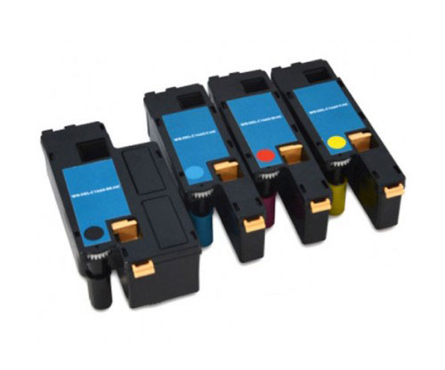 4 Toners Compativeis, DELL 5931112X Preto + Cor ~ 1.250 / 1.000 Paginas