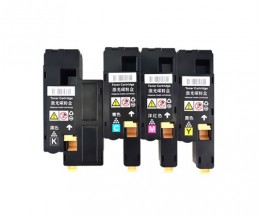 4 Toners Compativeis, Epson S05061X Preto + Cor ~ 2.000 / 1.400 Paginas