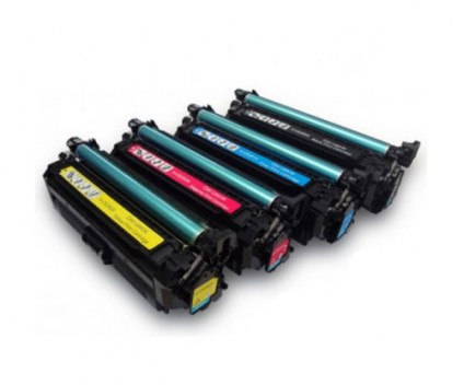 4 Toners Compativeis, HP 649X Preto + HP 648A Cor ~ 17.000 / 11.000 Paginas