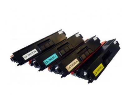 4 Toners Compativeis, Brother TN-320 / TN-325 / TN-321 / TN-326 / TN-329 Preto + Cor ~ 4.000 / 3.500 Paginas