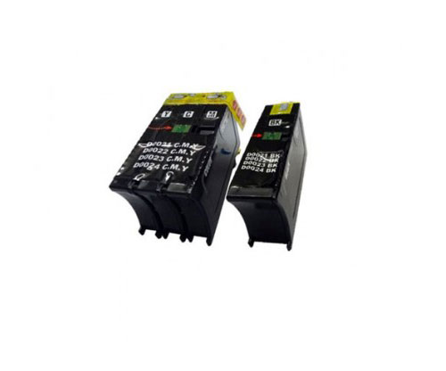 2 Tinteiros Compativeis, DELL 21 / 22 / 23 / 24 Preto 19ml + Cor 30ml