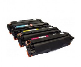 4 Toners Compativeis, HP 304A Preto + Cor ~ 4.400 / 2.800 Paginas