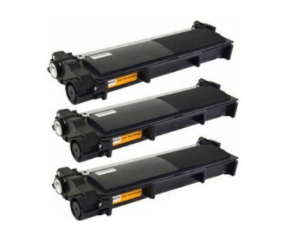 3 Toners Compativeis, Brother TN-2320 Preto ~ 2.600 Paginas