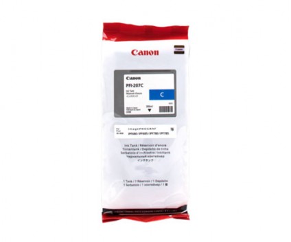 Tinteiro Original Canon PFI-207 C Cyan 300ml