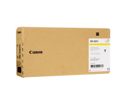 Tinteiro Original Canon PFI-707 Y Amarelo 700ml