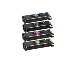 4 Toners Compativeis, Canon 701 Preto + Cor ~ 5.000 / 4.000 Paginas