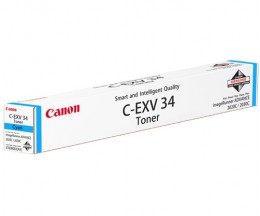 Toner Original Canon C-EXV 34 Cyan ~ 19.000 Paginas