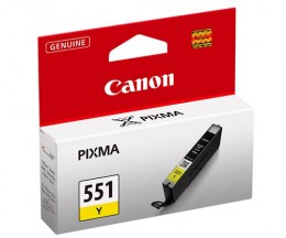 Tinteiro Original Canon CLI-551 Amarelo 7ml