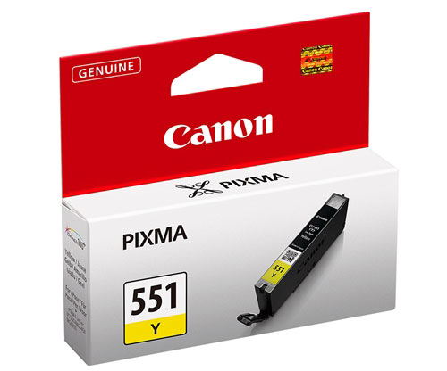 Tinteiro Original Canon CLI-551 Amarelo 7ml