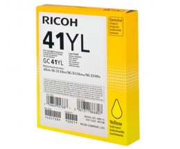 Tinteiro Original Ricoh GC-41 Amarelo ~ 600 Paginas