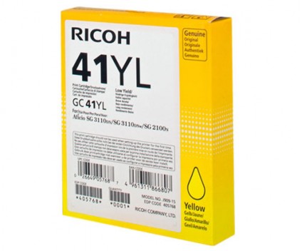 Tinteiro Original Ricoh GC-41 Amarelo ~ 600 Paginas