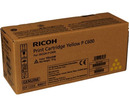 Toner Original Ricoh 408317 Amarelo ~ 13.000 Paginas