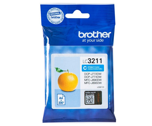 Tinteiro Original Brother LC-3211C Cyan ~ 200 Paginas