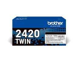 2 Toners Originais, Brother TN-2420 Preto ~ 3.000 Paginas