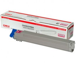 Toner Original OKI 43837130 Magenta ~ 22.000 Paginas