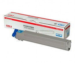 Toner Original OKI 43837131 Cyan ~ 22.000 Paginas