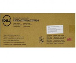 Toner Original DELL 59311117 / H5XJP Magenta ~ 5.000 Paginas