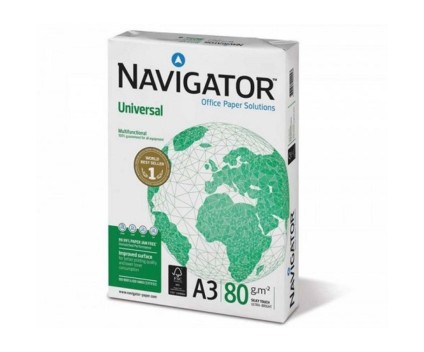 Resma de Papel Navigator A3 80gr ~ 500 Folhas