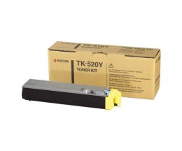 Toner Original Kyocera TK 520 Y Amarelo ~ 4.000 Paginas