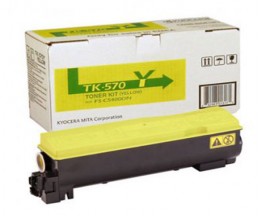 Toner Original Kyocera TK 570 Y Amarelo ~ 12.000 Paginas