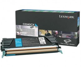 Toner Original Lexmark C5340CX cyan ~ 7.000 Paginas