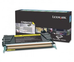 Toner Original Lexmark C748H1YG Amarelo ~ 10.000 Paginas