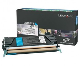 Toner Original Lexmark C5220CS Cyan ~ 3.000 Paginas