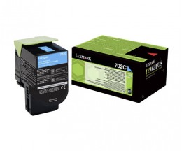 Toner Original Lexmark 702C Cyan ~ 1.000 Paginas