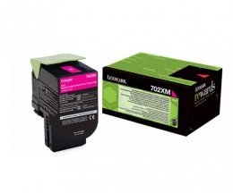 Toner Original Lexmark 702XM Magenta ~ 4.000 Paginas