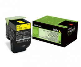 Toner Original Lexmark 802Y Amarelo ~ 1.000 Paginas