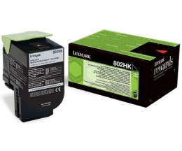 Toner Original Lexmark 802HK Preto ~ 4.000 Paginas