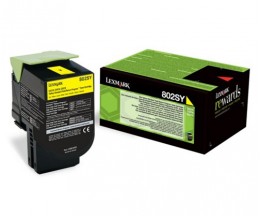 Toner Original Lexmark 802SY Amarelo ~ 2.000 Paginas