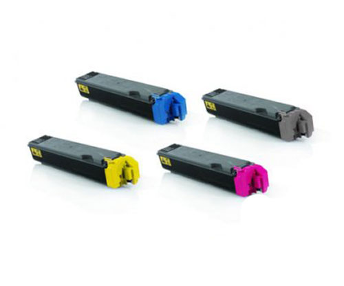 4 Toners Compativeis, Kyocera TK 5160 Preto + Cor ~ 16.000 / 12.000 Paginas