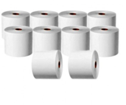 10 Rolos de Papel Térmico 44x70x11mm