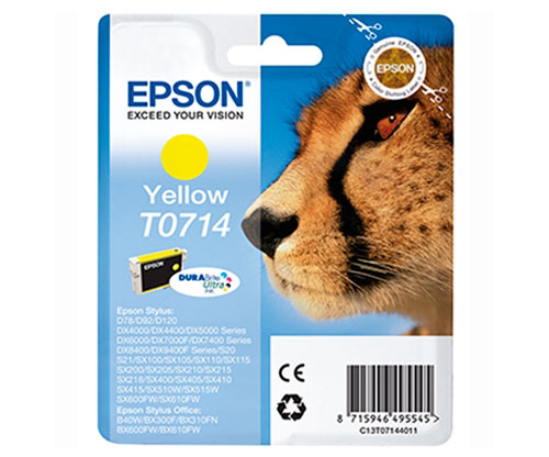 Tinteiro Original Epson T0714 Amarelo 5.5ml