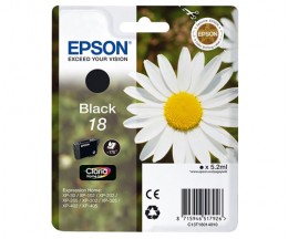 Tinteiro Original Epson T1801 / 18 Preto 5.2ml