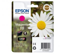 Tinteiro Original Epson T1803 / 18 Magenta 3.3ml