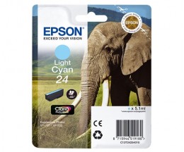 Tinteiro Original Epson T2425 / 24 Cyan Claro 5.1ml