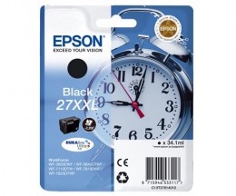 Tinteiro Original Epson T2791 / 27 XXL Preto 34.1ml ~ 2.200 Paginas