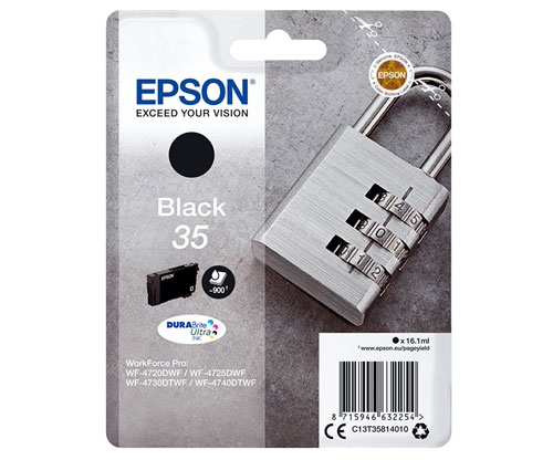 Tinteiro Original Epson T3581 / 35 Preto 16.1ml ~ 950 paginas