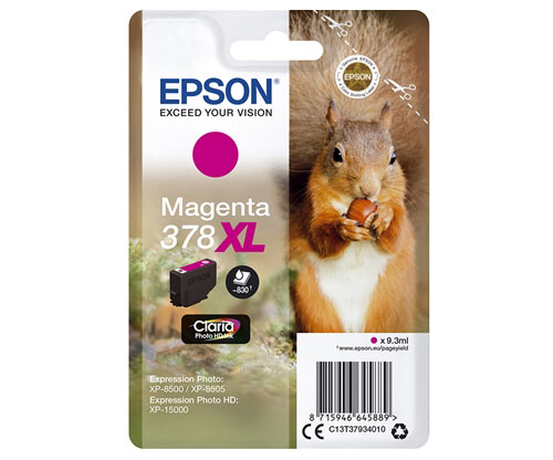 Tinteiro Original Epson T3793 / 378 XL Magenta 9.3ml