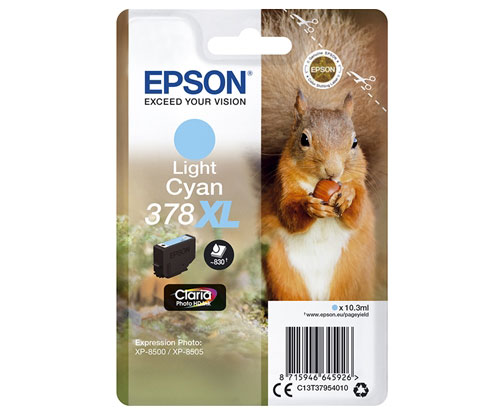 Tinteiro Original Epson T3795 / 378 XL Cyan Foto 10.3ml